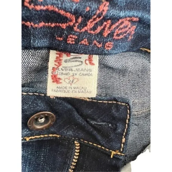 Silver jeans Co boots cut jeans size 28 - Image 5