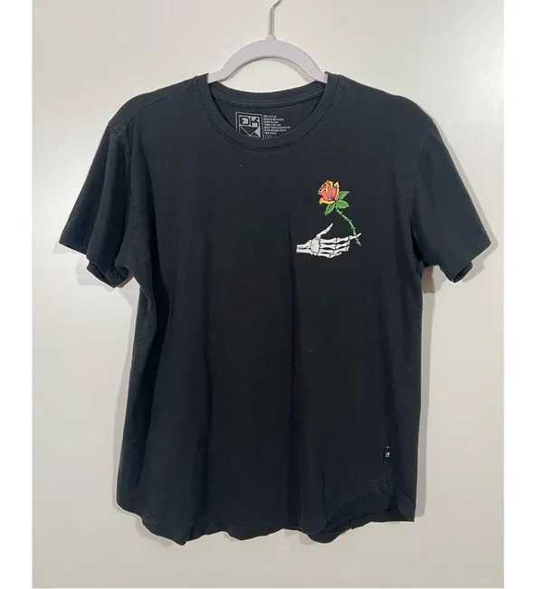 DK Skeleton Bottoms Up Shirt In Black Size Large Women’s - Image 2
