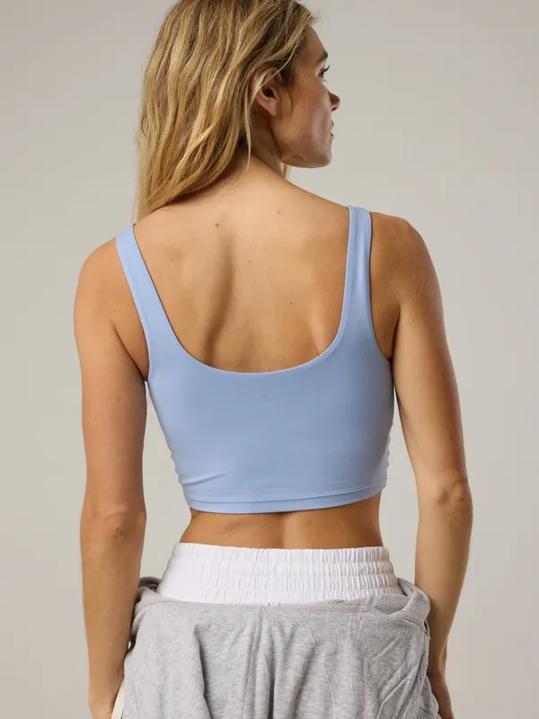 Offline by Aerie Real Me Low Key Ruched Longline Sports Bra - Image 4