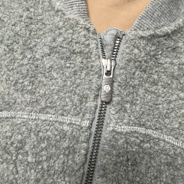 Lululemon Stand Out Sherpa Jacket Heathered Core Light Grey / Silver Drop - Image 5