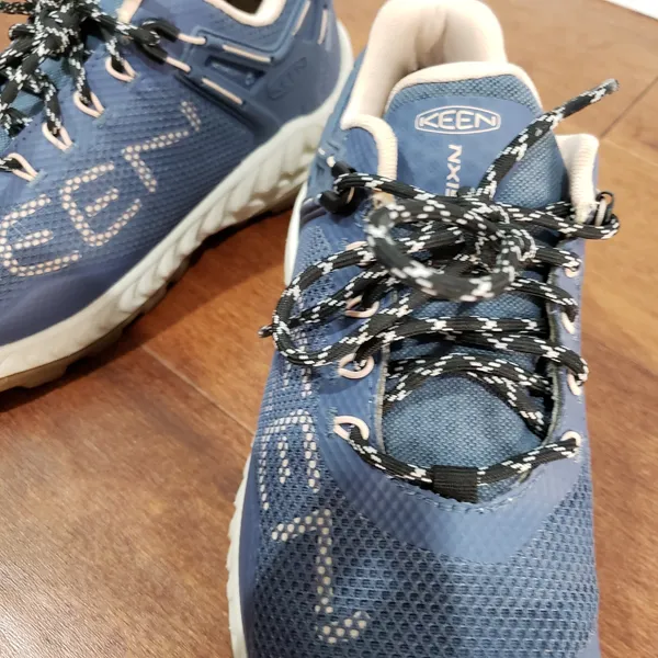 KEEN NXIS EVO Waterproof Hiking Shoes Women's 7.5 Blue Trail Sneakers - Image 11