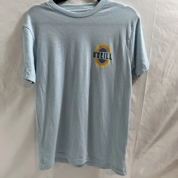 O'Neill Blue T-Shirt Women's Small Graphic Print Standard Fit Top Blouse - Image 3