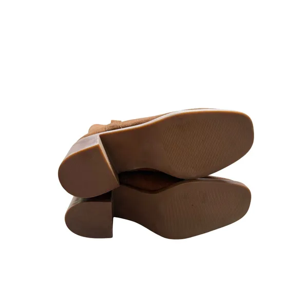 Steve Madden Romney Cognac Suede Western Square Toe Block Heel Boots Size 7.5‎ - Image 8
