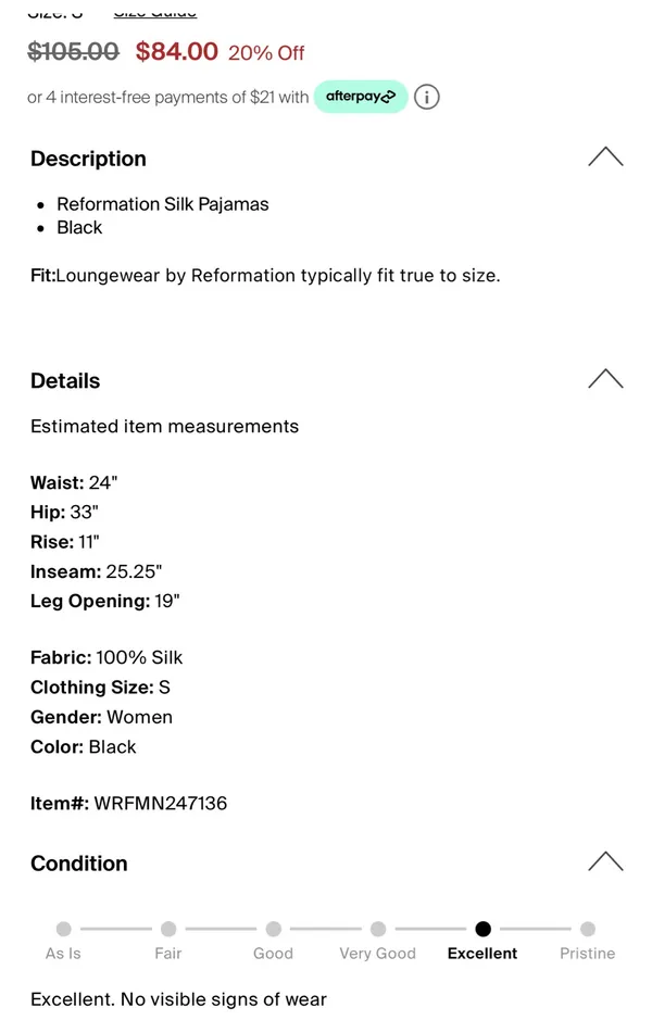 Reformation Silk Pants  - Image 3