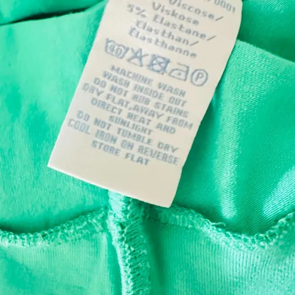 Boden Green Maxi Dress 14R Grosgrain Ribbon Detail V Neck‎ Beachy Resort Whimsy - Image 6