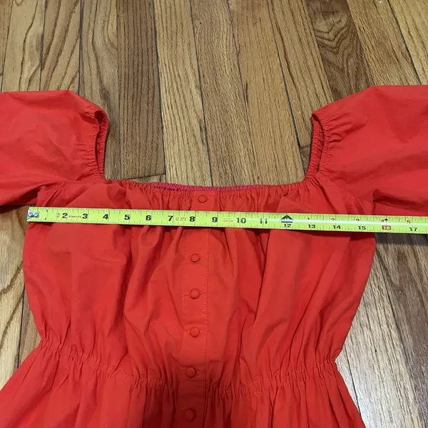 Camila Coelho Red Archer Off Shoulder Mini Dress Size Small‎ - Image 9