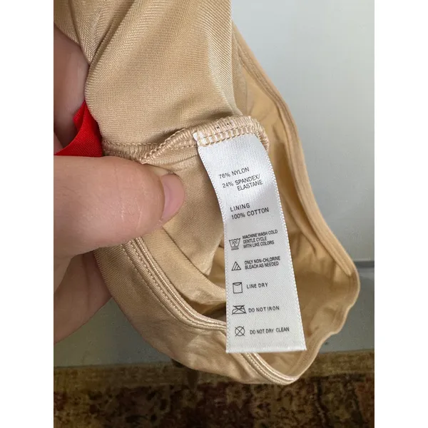 Spanx Shapewear Shorts Womens XL Beige Excellent High Waisted Mid Thigh Smooth - Image 3