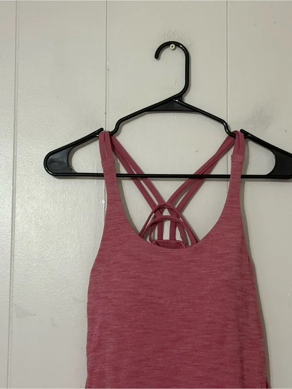 Lululemon Moment to Movement 2-in-1 Tank Cherry Tint Size 4 - Image 4