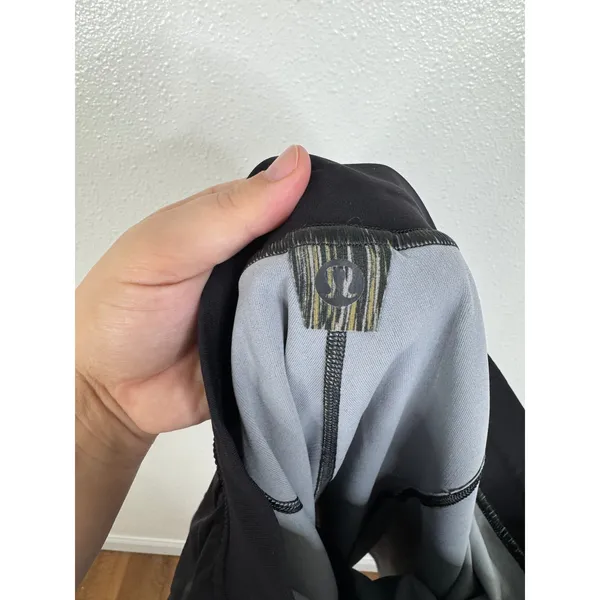 Lululemon lab Run Short 8 Black Foil Glitch Neutral 2-in-1 Athletic Shorts 4 - Image 7