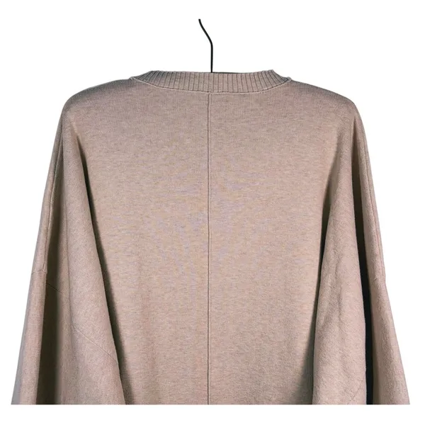 Free People Oversized Midi Sweater Dress Size S Beige Minimal Fall Lagen Scandi - Image 6