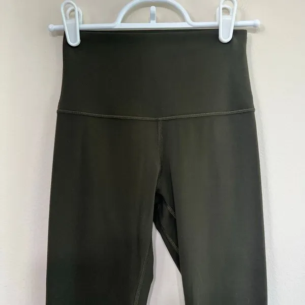Lululemon Align High Rise Leggings Dark Olive Green 2 - Image 3