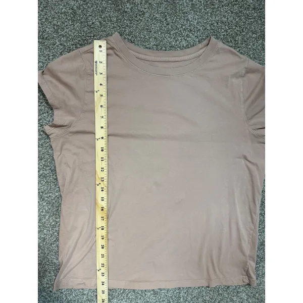 Universal Thread Beige Tan Short Sleeve Cotton Crew Neck T-Shirt XXL - Image 3