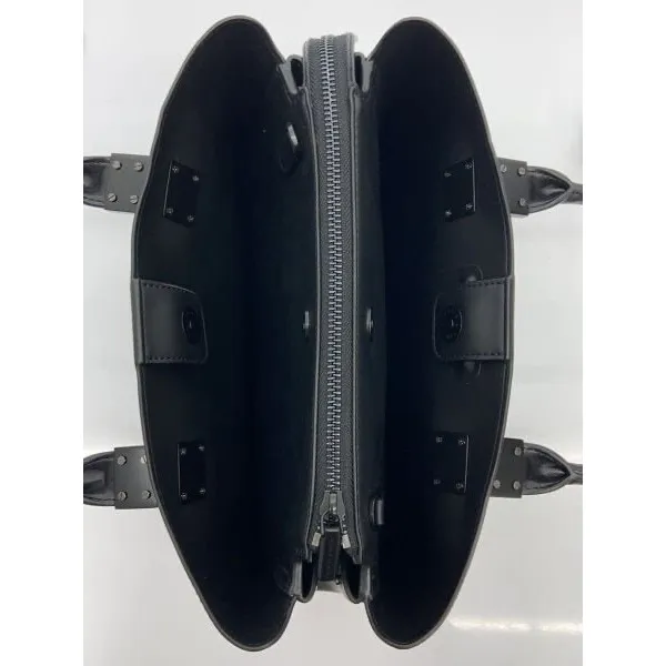 Charles & Keith Double Top Handle Structured Bag in Matte Black - Image 4