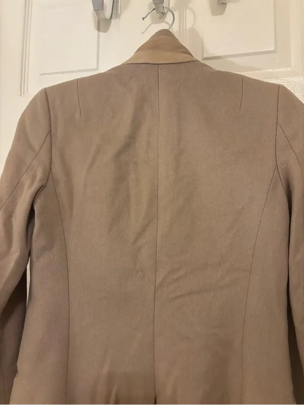 AllSaints Beige/Taupe Pea Coat - Image 5