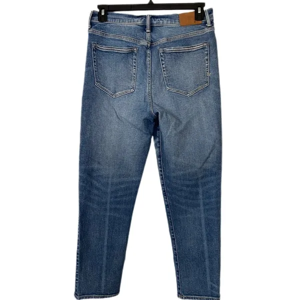 American Eagle Outfitters AE77 Premium Blue Distressed Mom Jeans + a Free Gift! - Image 3