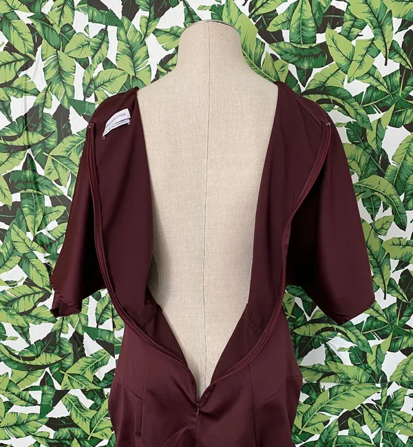 Urban Outfitters Satin V-Neck Wrap Front Romper 437 - Image 4
