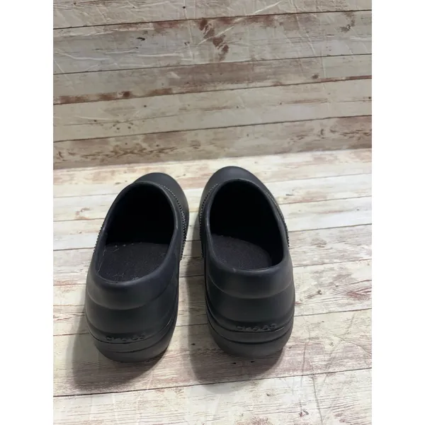 Crocs Dual Comfort Clogs Women's Size 8 Nursing Healthcare Black - Image 4