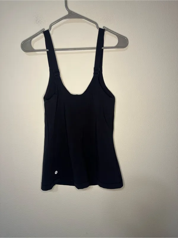 Lululemon Simply Sleek 2-in-1 Tank Black W1BSKS Ultralu™ fits a medium - Image 4