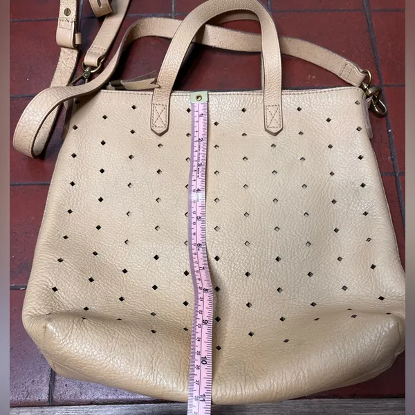 Madewell Mini Transport Perforated Leather Crossbody Bag - Image 13