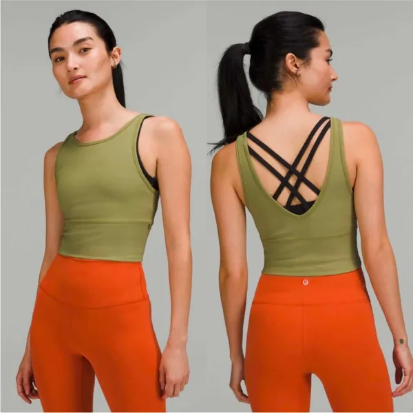 Lululemon Power Pivot Ribbed Tank Top‎ Size 4 - Image 2