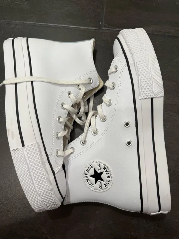 Leather Platform Converse Chuck Taylor - Image 2