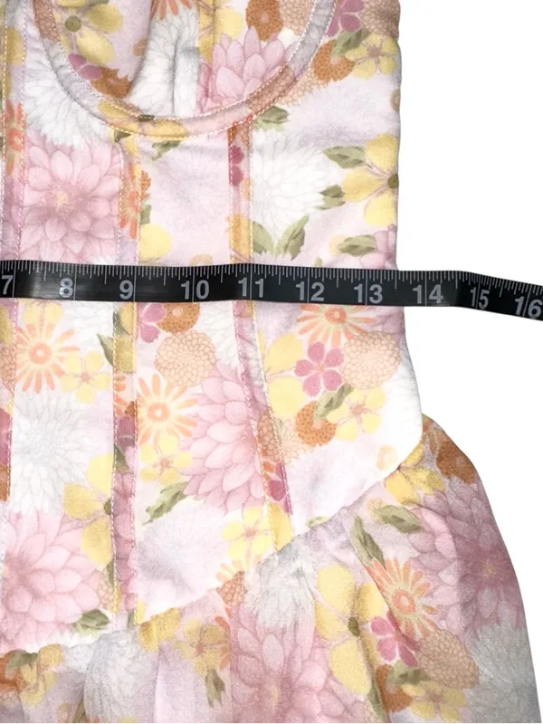 For Love & Lemons Carrie Floral Corset Mini Dress MEDIUM - Image 8