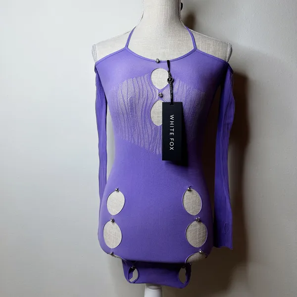White Fox NWT Keep On Looking Mini Dress - Image 3