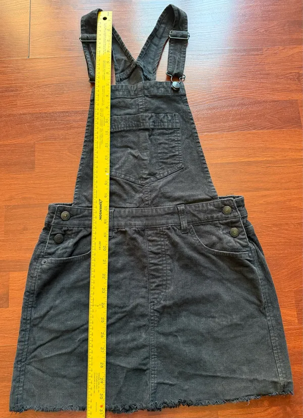 Corduroy American Eagle Skirt Overalls - Image 6