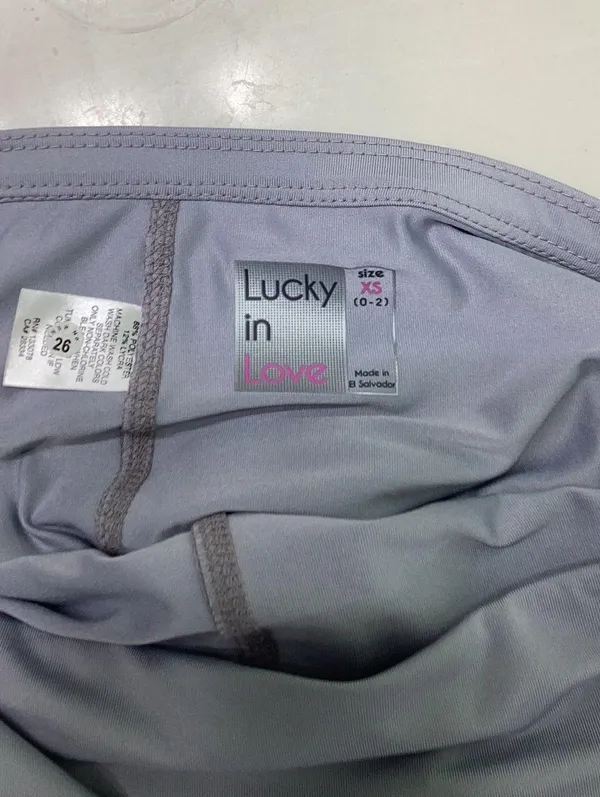 Lucky in Love Tennis Skirt In Gray - Image 3
