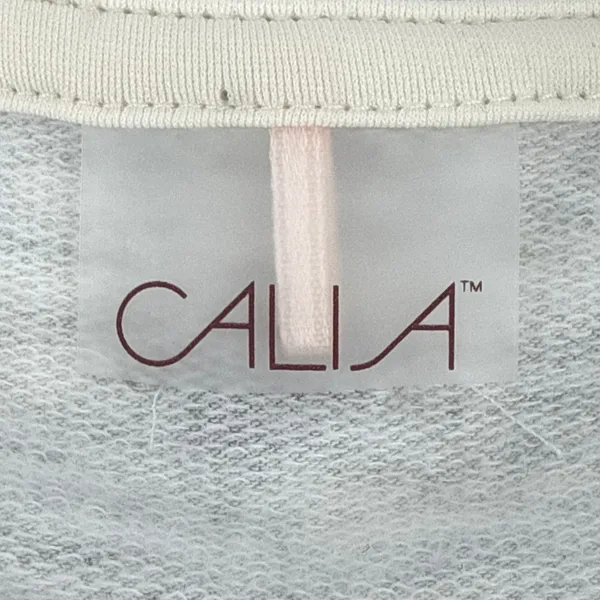 Calia by Carrie Underwood Soft Shawl Collar Jumpsuit Light Grey Heather‎ Large - Image 10