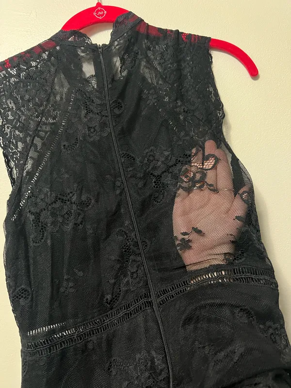 Windsor Black Lace Dress - Image 4