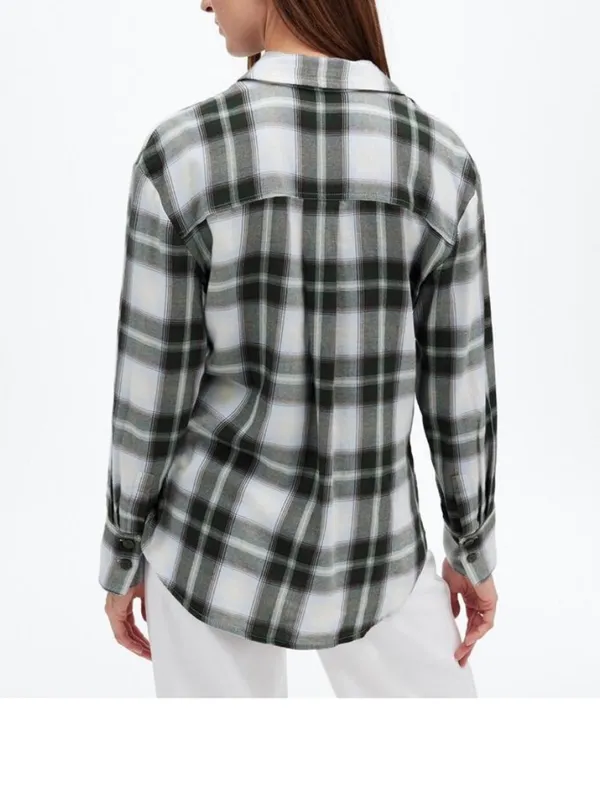 NWOT madewell Popover Shirt in Plaid - Image 3