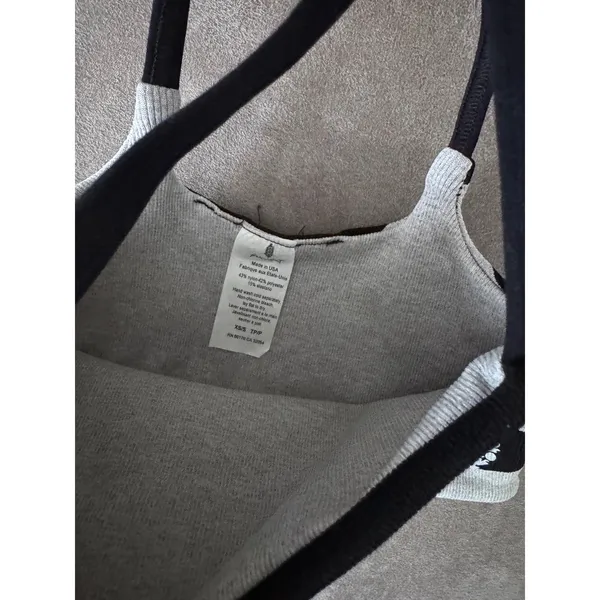 Free People Movement Tighten Up Reversible Bra Black Combo Striped XS/S NEW - Image 4