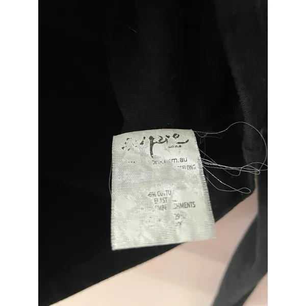 Supré Black Long Sleeve Crop Top Size XS - Image 6