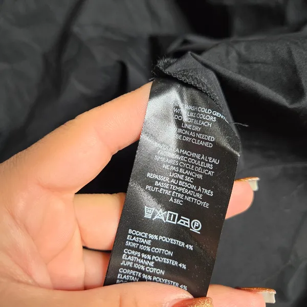 Anthropologie Halter Drop-Waist Midi Dress in Black Size: L - Image 7