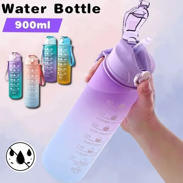 Sport leak proof water bottle Pink - Image 6