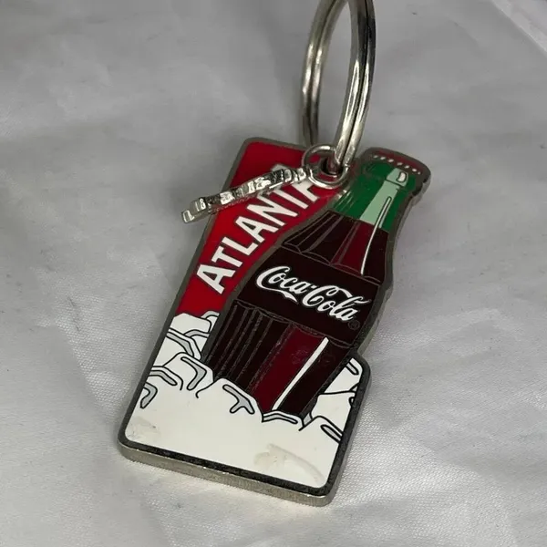 Vintage Atlanta Coca-Cola key chain. - Image 2