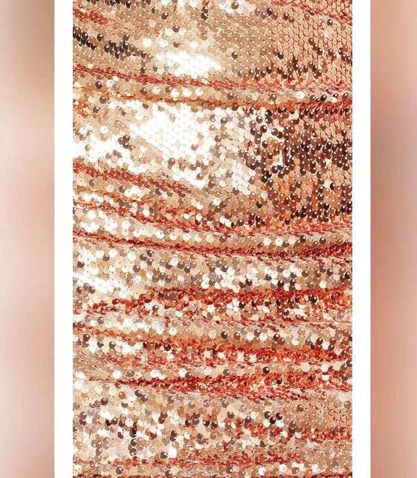 NWT MORE TO COME Hillary Drape Mini Dress in Rose Gold SIZE S - Image 5