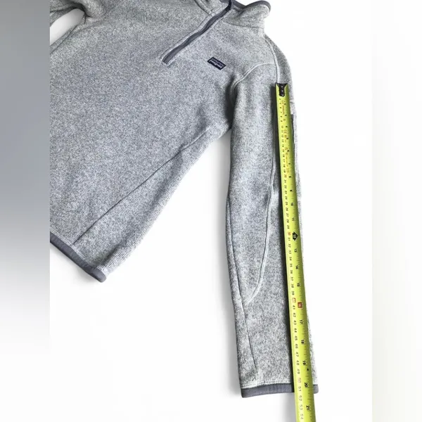 Patagonia Women's Better Sweater 1/4 Zip Fleece Gray Size XS - Image 8