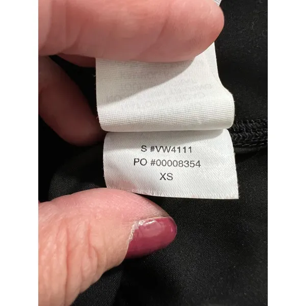 Vuori Womens XS Black High-Waisted Split Hem Leggings - Image 7