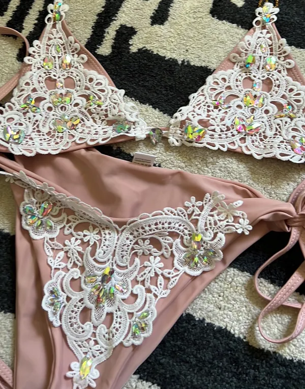 Sexy Fairy Bikini Pink Size L - Image 3