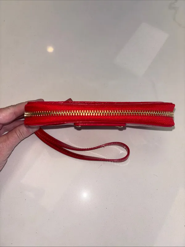 Kate Spade Jazzy Metro Red Patent Leather Wristlet - Image 6