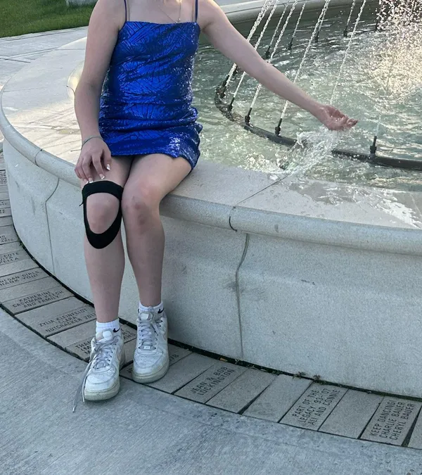 Macy's Blue Homecoming Dress - Image 3