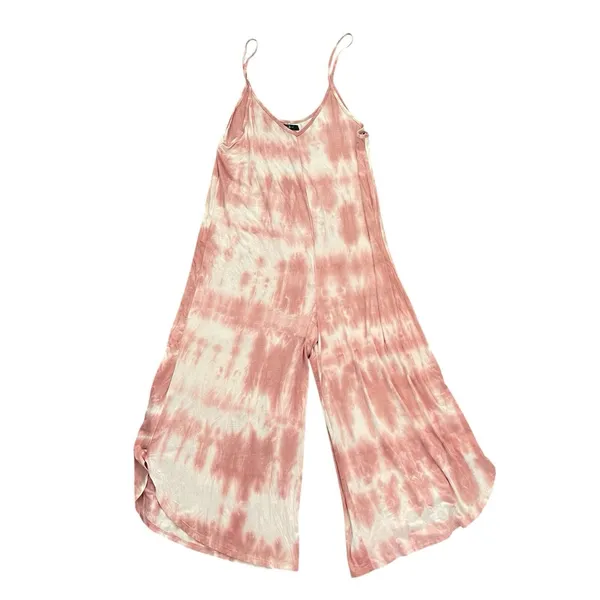 21 Saints Womens Jumpsuit Pants Size Large Capri Romper Tie Dye Y2k 90s Hipster - Image 2
