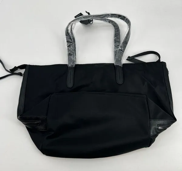 NEW Authentic Botkier black zip top tote bag tassels lightweight side tassels - Image 6