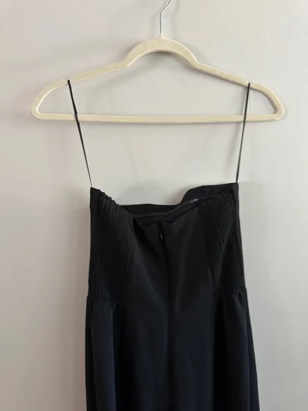 Abercrombie & Fitch Premium Crepe Jumpsuit Black - Image 7