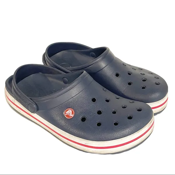 Crocs Crocband Blue Unisex Rubber Slip on Shoe Mens 8‎ Womens 10 - Image 4