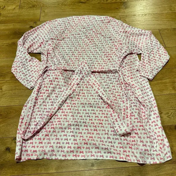 NWT Loveshackfancy × Roller Rabbit Disco Bow Blake Robe Limited Edition Sz M/L - Image 12
