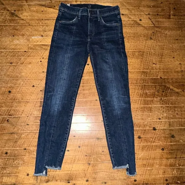 Citizens of Humanity dark wash Amari step hem size 25 jeans - Image 2