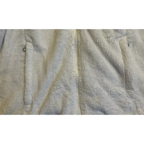The North Face Women’s Full Zip Fleece Jacket White Size Large Soft Plush Warm - Image 6
